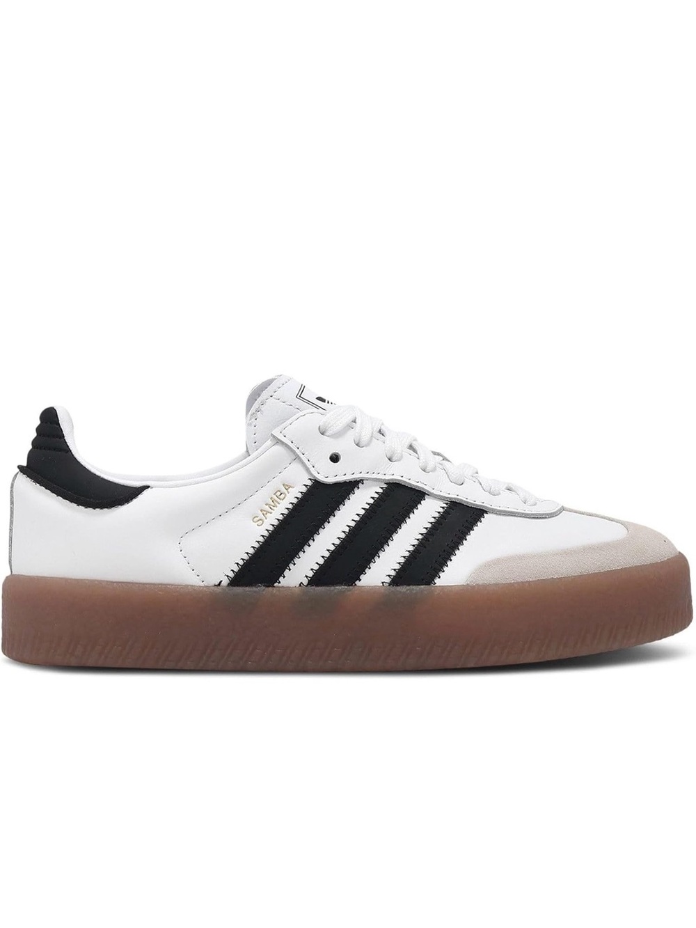 adidas Originals Samba Sambae White Black Gum-sole Sneakers Shoes 8.5 women’s